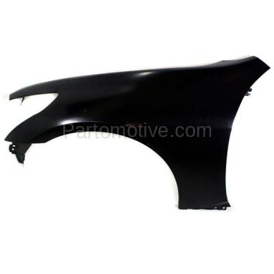 Aftermarket Replacement - FDR-1348LC CAPA 2007-2013 Infiniti G25/G35/G37 & 2015 Q40 (without Sport Package) Front Fender Quarter Panel Primed Steel Left Driver Side