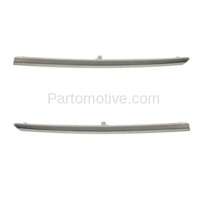 Aftermarket Replacement - GRT-1084L & GRT-1084R 13 14 15 Accord Sedan Front Lower Grille Trim Grill Molding Left Right SET PAIR