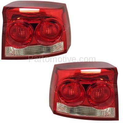 Aftermarket Auto Parts - TLT-1599LC & TLT-1599RC CAPA 09-10 Charger Taillight Taillamp Rear Brake Light Lamp Left Right Set PAIR