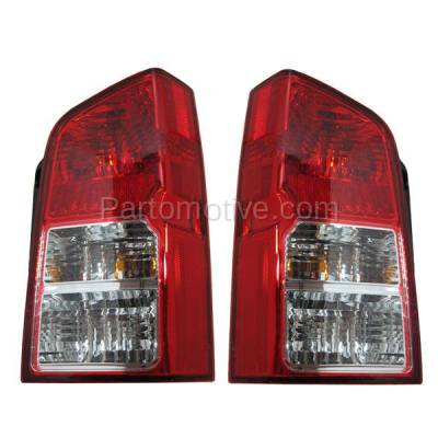 Aftermarket Auto Parts - TLT-1207LC & TLT-1207RC CAPA 05-12 Pathfinder Taillight Taillamp Brake Light Outer Lamp Right & Left Set