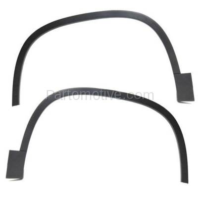 Aftermarket Replacement - FDF-1066L & FDF-1066R 09-11 Tiguan Front Fender Flare Wheel Opening Molding Trim Left & Right SET PAIR