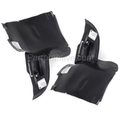 Aftermarket Replacement - ESS-1081L & ESS-1081R 97-00 5-Series Engine Splash Shield Under Cover Lower Left & Right Side PAIR SET