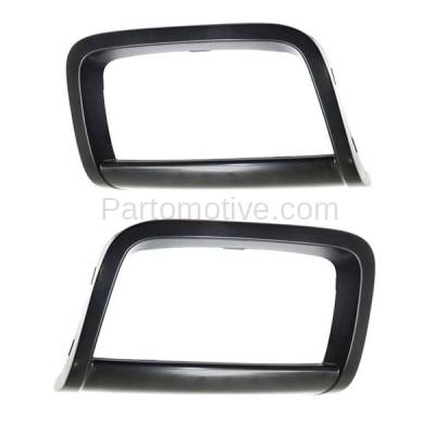 Aftermarket Replacement - GRT-1058L & GRT-1058R 08-09 Chevy Equinox Front Lower Grille Trim Grill Molding Left & Right SET PAIR