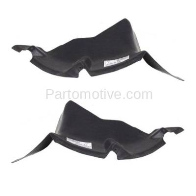 Aftermarket Replacement - ESS-1669L & ESS-1669R 99-02 Cabrio Front Engine Splash Shield Under Cover Air Duct Left Right SET PAIR