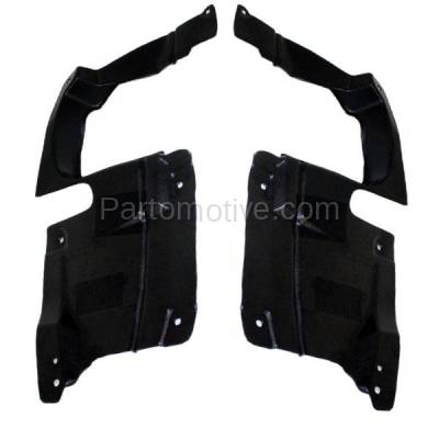 Aftermarket Replacement - ESS-1142L & ESS-1142R 06-12 Fusion Front Engine Splash Shield Under Cover Left & Right Side SET PAIR