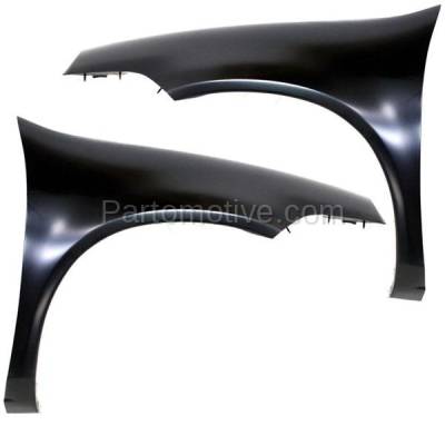 Aftermarket Replacement - FDR-1526LC & FDR-1526RC CAPA 2000-2005 Dodge/Chrysler/Plymouth Neon & 2003-2005 Dodge SX 2.0 (2.0 & 2.4 Liter Engine) Front Fender SET PAIR Right & Left Side