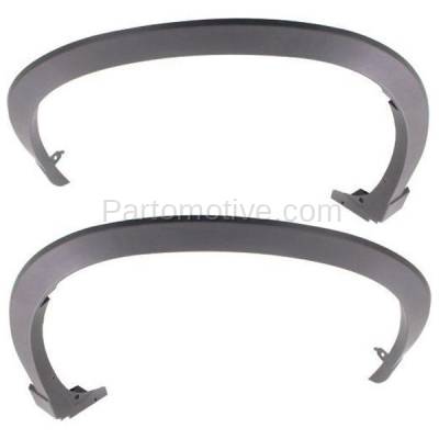 Aftermarket Replacement - FDF-1051L & FDF-1051R 13-16 CX5 Front Fender Flare Wheel Opening Molding Trim Left Right Side PAIR SET