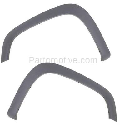 Aftermarket Replacement - FDF-1043L & FDF-1043R 04-12 Colorado Front Fender Flare Wheel Opening Molding Trim Left Right SET PAIR