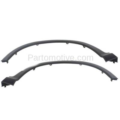 Aftermarket Replacement - FDF-1046L & FDF-1046R 12-15 CRV Front Fender Flare Wheel Opening Molding Trim Arch Left Right SET PAIR