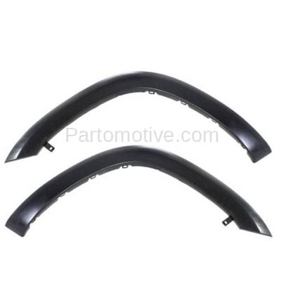 Aftermarket Replacement - FDF-1063L & FDF-1063R 06-12 RAV-4 Front Fender Flare Wheel Opening Molding Trim Left & Right SET PAIR