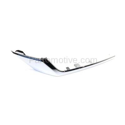 Aftermarket Replacement - GRT-1092R 10-11 CRV Front Upper Grille Trim Grill Molding Chrome Passenger Side HO1213114