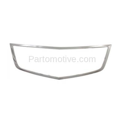 Aftermarket Replacement - GRT-1016 11-14 TSX Front Grille Outer Shell Trim Molding Surround AC1202101 71122TL2A51