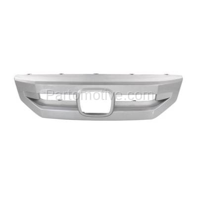 Aftermarket Replacement - GRT-1129 09-11 Pilot 3.5L Front Grille Trim Grill Molding Silver HO1210129 75103SZAA01ZA