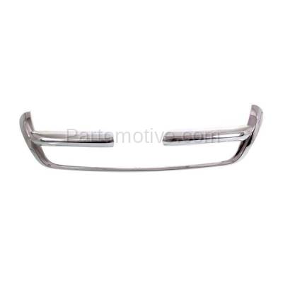 Aftermarket Replacement - GRT-1144 02-04 CRV Front Grille Trim Grill Molding Surround Chrome HO1210113 71122S9A003