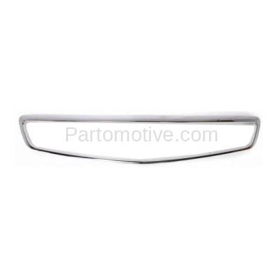 Aftermarket Replacement - GRT-1148 99-00 Civic Sedan Front Grille Trim Grill Molding Surround HO1210111 71122S04003