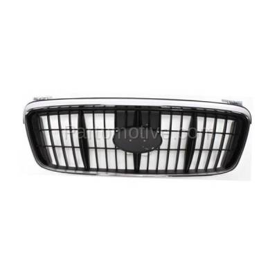 Aftermarket Replacement - GRT-1167 Front Grille Trim Grill Molding Fits 01 02 03 Elantra Sedan HY1200117 863502D070