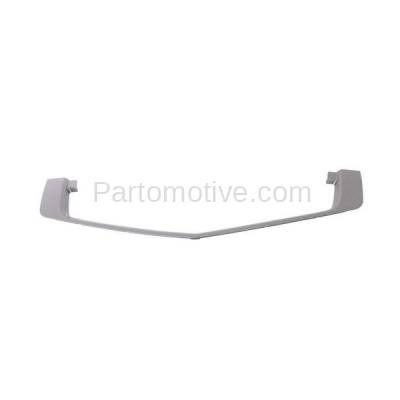 Aftermarket Replacement - GRT-1002 09-10 TSX 4DR Front Lower Grille Trim Grill Molding Silver AC1216100 71123TL2305