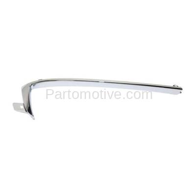 Aftermarket Replacement - GRT-1052R 14-15 Camaro Front Upper Grille Trim Grill Molding Chrome Right Side GM1213106