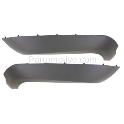 Aftermarket Replacement - FDF-1018L & FDF-1018R 2005-2007 Jeep Liberty (4Cyl & 6Cyl) (Code K3E) Front Fender Flare Wheel Opening Molding Arch Primed Plastic SET PAIR Left & Right Side