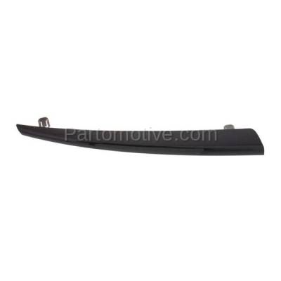 Aftermarket Replacement - GRT-1192RC 2014-2017 Mazda 6 Sedan 2.5L (Models without LED Lights) Front Grille Trim Grill Molding Garnish Right Passenger Side Black Made of Plastic