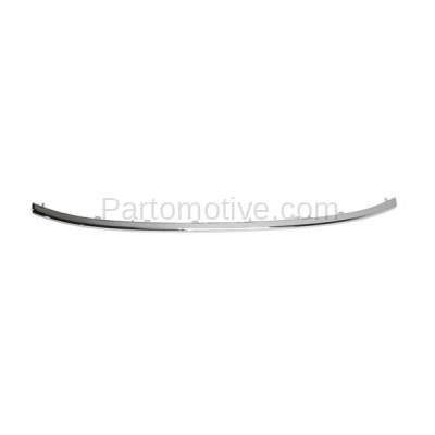 Aftermarket Replacement - GRT-1100C CAPA For 07 08 09 CRV Front Upper Grille Trim Grill Molding Garnish 71126SXSA21