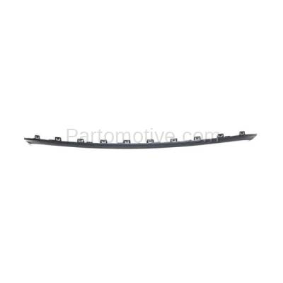 Aftermarket Replacement - GRT-1037C CAPA For 15-17 200 Sedan Front Grille Trim Grill Molding Center Black 68214624AA