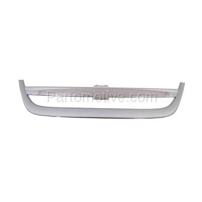 Aftermarket Replacement - GRT-1057C CAPA For 05-10 Chevy Cobalt 2.2 Front Grille Trim Grill Molding Chrome 15247433