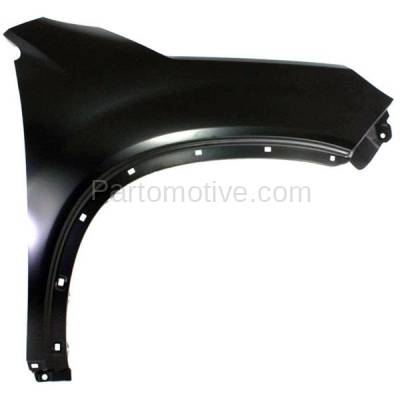 Aftermarket Replacement - FDR-1704RC CAPA 2011 Kia Sorento (Base, EX, LX, SX) (2.4L & 3.5L) Front Fender (For Models without Side Garnish) Primed Steel Right Passenger Side