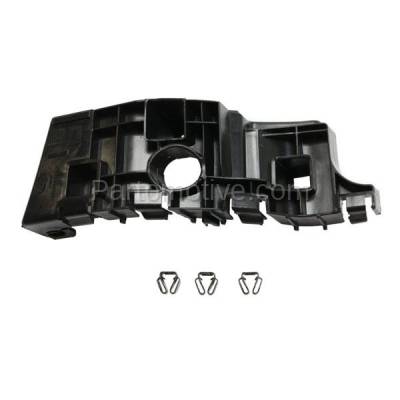 Aftermarket Replacement - BRT-1033FL 14-15 Chevy Silverado 1500 Pickup Truck Front Upper Bumper Cover Retainer Mounting Brace Support Bracket Plastic Left Driver Side