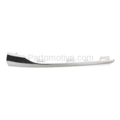 Aftermarket Replacement - GRT-1156R Front Upper Grille Trim Grill Molding Fits 10 Elantra Passenger Side HY1213100