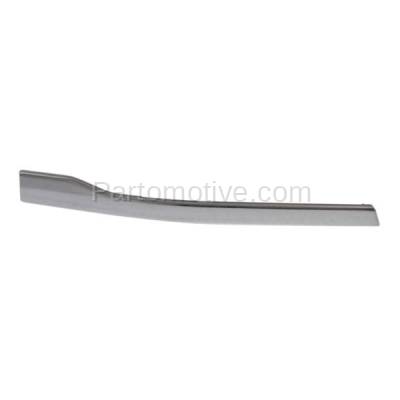 Aftermarket Replacement - GRT-1105L 12-15 Pilot Front Upper Grille Trim Grill Molding Chrome Driver Side HO1212107