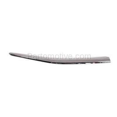 Aftermarket Replacement - GRT-1097R 11-12 Accord Front Grille Trim Grill Molding Chrome RH Passenger Side HO1213106