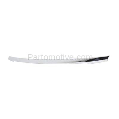 Aftermarket Replacement - GRT-1102 11-13 Odyssey Front Upper Grille Trim Grill Molding Chrome HO1217105 75105TK8A01