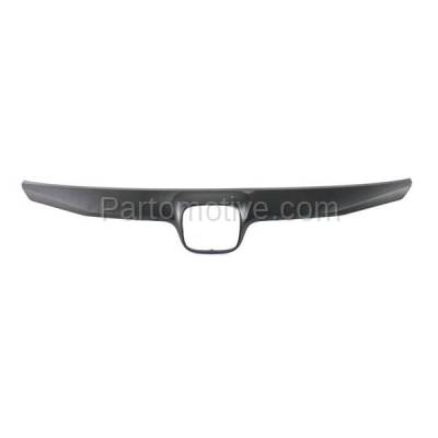 Aftermarket Replacement - GRT-1132 09 10 11 Civic Si Sedan Front Grille Trim Grill Molding HO1210128 71122SVJA50ZA