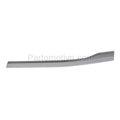 Aftermarket Replacement - GRT-1105R 12-15 Pilot Front Upper Grille Trim Grill Molding Chrome RH Right Side HO1213107