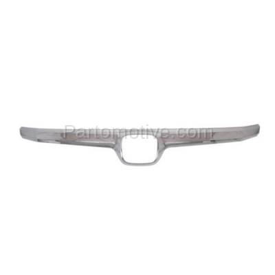 Aftermarket Replacement - GRT-1121 2012-12 Civic Sedan Front Grille Trim Grill Molding Chrome HO1210139 71122TR0A01
