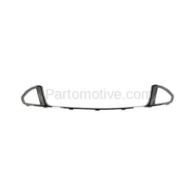Aftermarket Replacement - GRT-1042 10-12 Fusion Sport Front Grille Trim Grill Molding Chrome FO1036136 BE5Z17K945AA