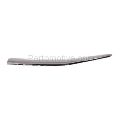 Aftermarket Replacement - GRT-1097L 11-12 Accord Front Grille Trim Grill Molding Chrome Left Driver Side HO1212106