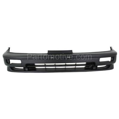 Aftermarket Replacement - BUC-1000F 90-91 Integra Front Bumper Cover Assembly Primed w/Fog AC1000110 71101SK7305ZZ