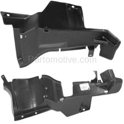 Aftermarket Replacement - ESS-1174L & ESS-1174R 03-07 Ion Front Engine Splash Shield Under Cover Guard Left Right Side PAIR SET