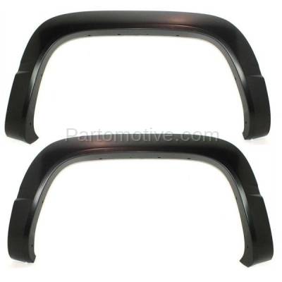 Aftermarket Replacement - FDF-1044L & FDF-1044R 1988-2000 Chevrolet/GMC C/K Full-Size Truck & Tahoe, Yukon Rear Fender Flare Wheel Opening Molding SET PAIR Left & Right Side