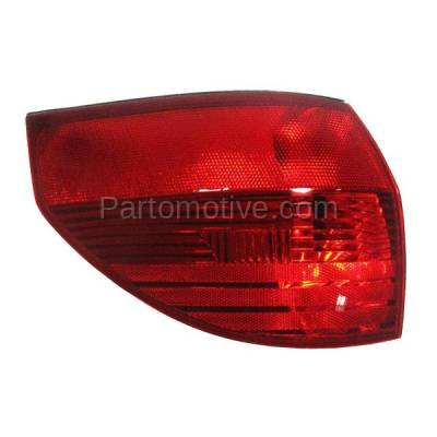 Aftermarket Auto Parts - TLT-1108LC CAPA 04-05 Sienna Taillight Taillamp Outer Rear Brake Light Lamp Driver Side LH