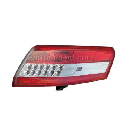 Aftermarket Auto Parts - TLT-1619RC CAPA 10-11 Camry Taillight Taillamp Rear Brake Outer Light Lamp Passenger Side