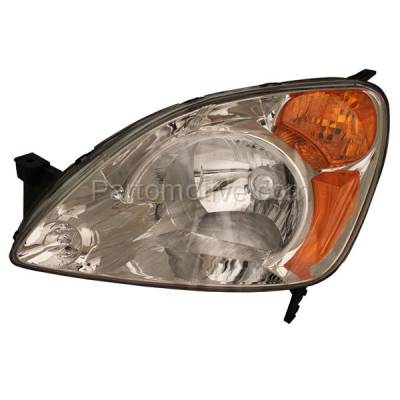 Aftermarket Replacement - HLT-1148LC CAPA 02-04 CR-V CRV Headlight Headlamp Front Head Light Lamp Driver Side DOT SAE