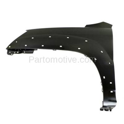 Aftermarket Replacement - FDR-1717LC CAPA 2005-2010 Kia Sportage EX (2.7 Liter Engine) (Models with Luxury Package) Front Fender Quarter Panel Primed Steel Left Driver Side
