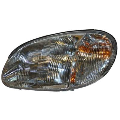 Aftermarket Replacement - HLT-1137L Headlight Headlamp Front Head Light Lamp Left Driver Side DOT For 01-03 Sonata