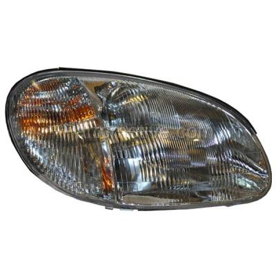 Aftermarket Replacement - HLT-1137R Headlight Headlamp Front Head Light Lamp Right Passenger Side R For 01-03 Sonata