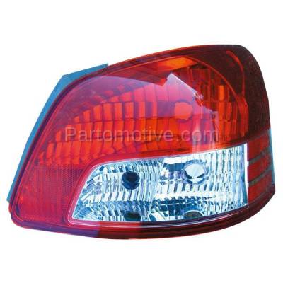 Aftermarket Auto Parts - TLT-1328RC CAPA 06-12 Yaris Sedan Taillight Taillamp Rear Brake Light Lamp Passenger Side