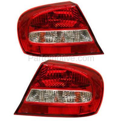 Aftermarket Replacement - TLT-1343L & TLT-1343R 03-05 Sebring Coupe Taillight Taillamp Brake Light Lamp Left Right Side Set PAIR