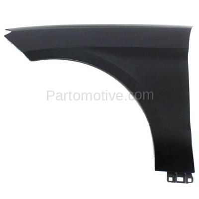 Aftermarket Replacement - FDR-1450L 2012-2015 Mercedes-Benz ML-Class (excluding ML63) Front Fender Quarter Panel (without Molding Holes) Primed Aluminum Left Driver Side